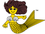 hudson's logo - mermaid only